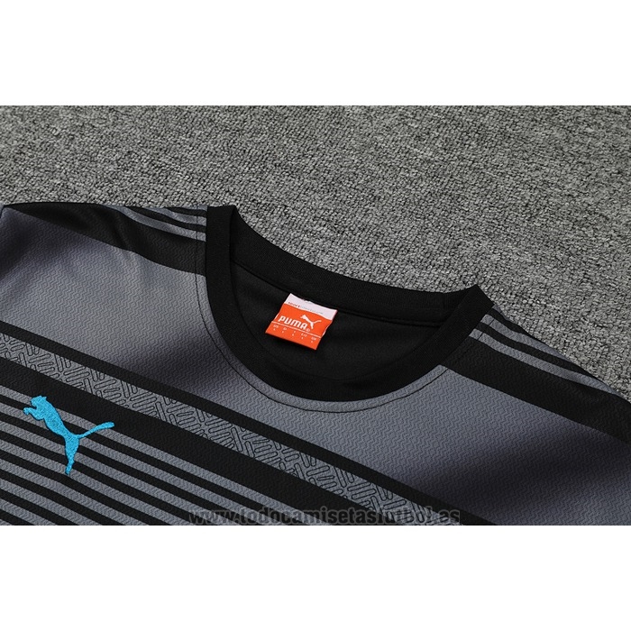 Chandal del Manchester City Manga Corta 2022-2023 Negro - Pantalon Corto
